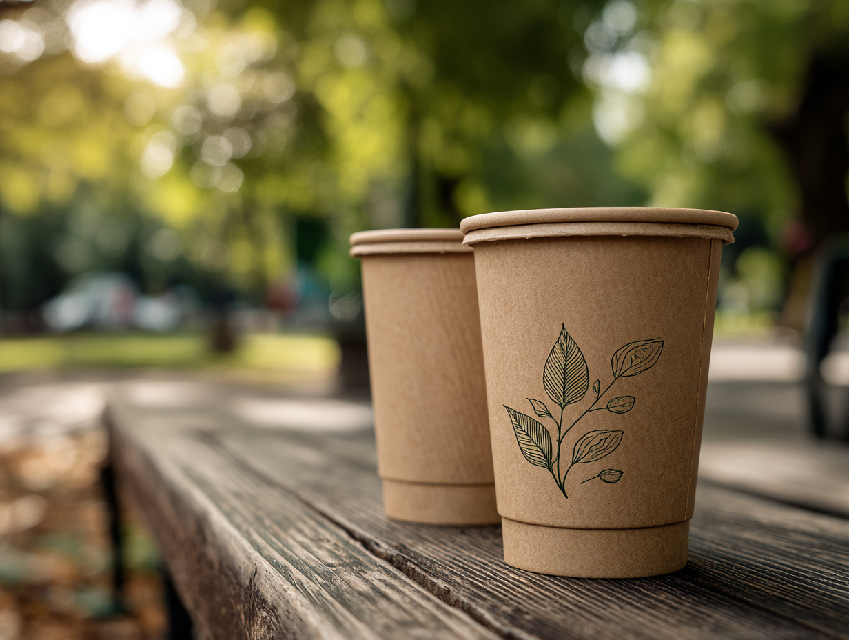 Custom Compostable Coffee Cups