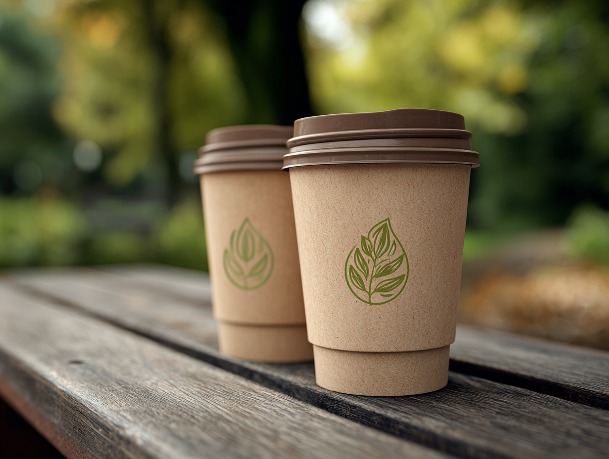 Custom Compostable Coffee Cups