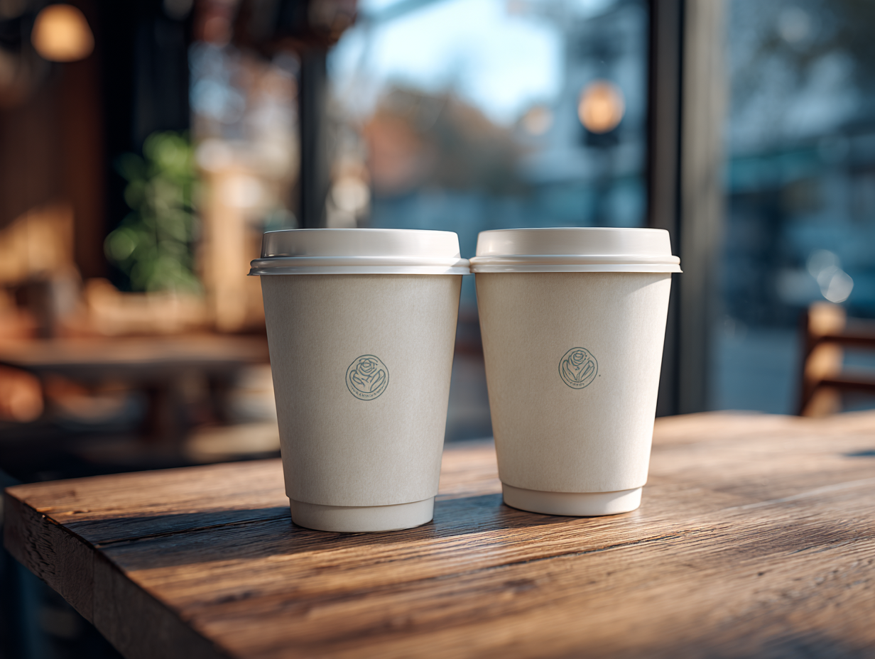 Custom Recyclable Coffee Cups