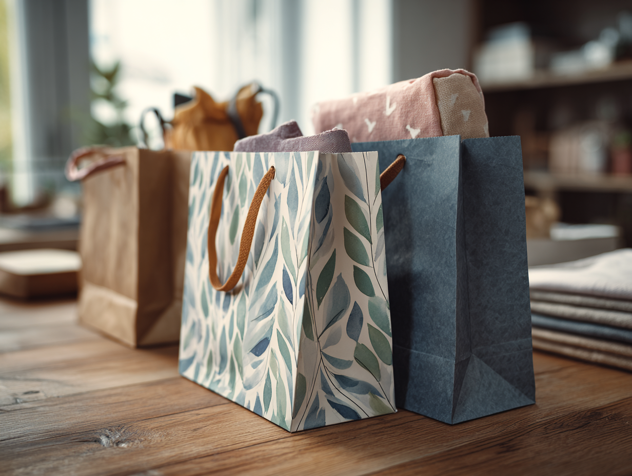Custom Paper Shopping Bags