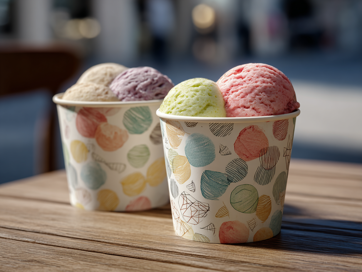 Custom Ice Cream Cups